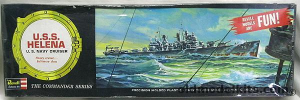 Revell 1/481 USS Helena Cruiser - Los Angeles - Fall River - Baltimore - Pittsburg - Columbus - Bremerton - Canberra - Toledo - Quincy - Chicago - St. Paul - Macon - Boston, H370 plastic model kit